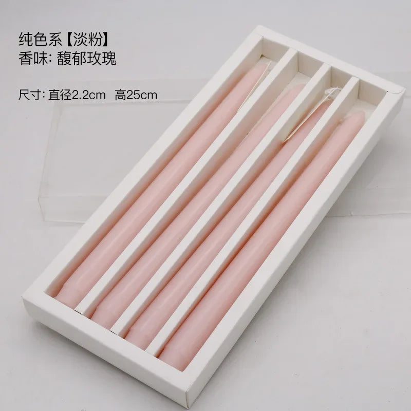 support bougie transparent moderne raisonné injection molding gradient couleur décoration ambiance