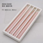 support bougie transparent moderne raisonné injection molding gradient couleur décoration ambiance
