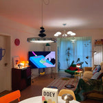 meuble tv mobile moderne roulettes support 32 60 pouces rangement salon chambre