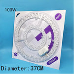 anneau lumineux led blanc moderne 12w 18w 24w 36w 48w vis connecteur électrique