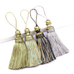 pompon doré beige classique 21cm tissé opaques décoration textile maison