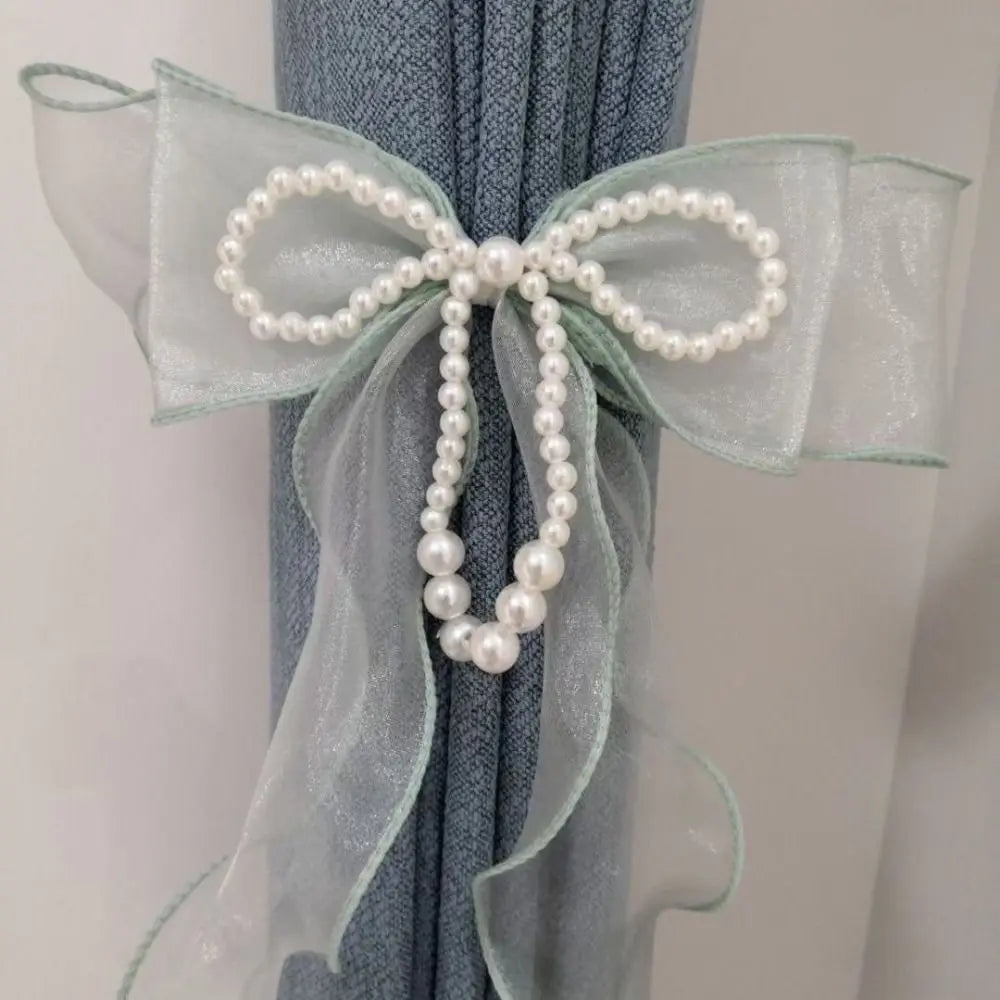 rubans fenêtre blancs organza décoratifs facilement installables moderne 20cm 11cm
