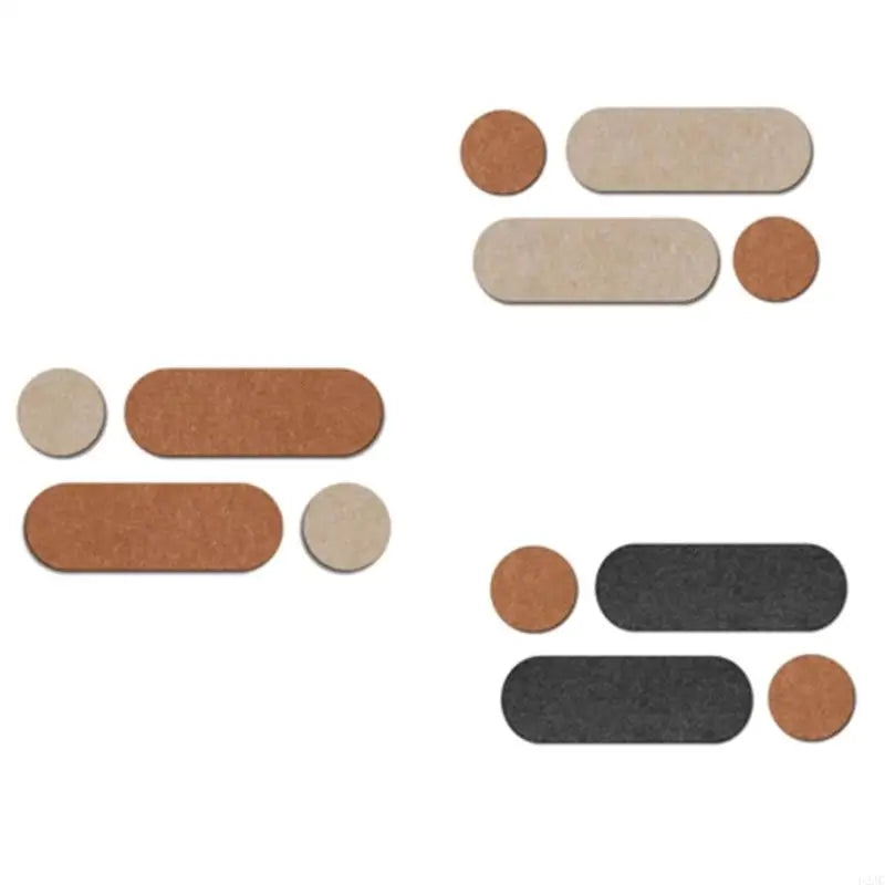 protections meubles feutrees aspect minimaliste couleurs marron beige gris modernes adhesives