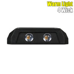 lumière solaire murale led blanc chaud blanc froid moderne minimalisteextérieur jardin