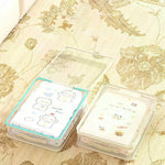 sacs rangement vêtements draps blanc rose vert bleu motifs enfants mesh translucides poignées tissu