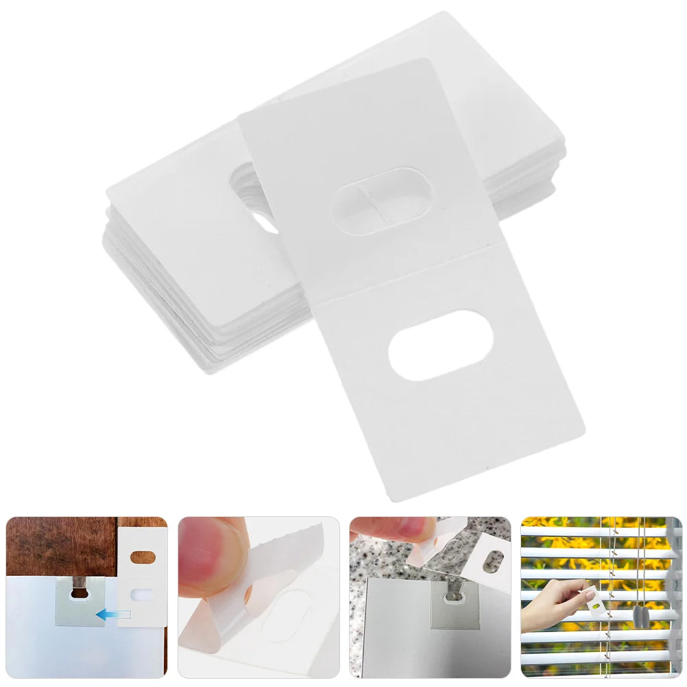 accessoires rideaux réparation rideaux blanc élastiques adhésifs modernes fixateurs volets verticaux pièces rechange