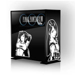 autocollants graphiques final fantasy vii cloud sephiroth tifa vincent boitier pc noir blanc