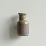 mini vase céramique artisanal aimants fleurs motif floral opacité vert beige marron bleu jaune