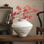 vases céramique blanc beige texture rustique vintage arrangement floralintérieurbranches séchées