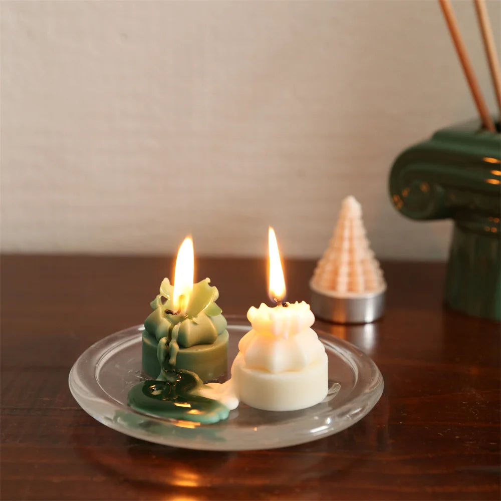 Moule silicone arbre de Noël 3D couleur prune