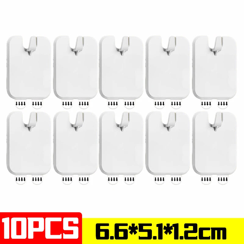 crochet adhésif fort clips fixation mural blanc doré gris métallisé texture brossée moderne minimalisteUsageIdéo