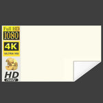 écran projection transparent blanc moderne 60 72 100 120 133 pouces