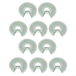 support fraisiers vert moderne grille géométrique opacité hauteur 4cm 26cm large