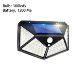 lampe rue led solaire détecteur mouvement moderne sans fil 10000 lumens