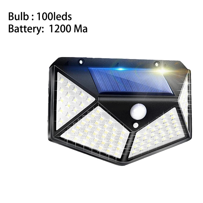 lampe rue led solaire détecteur mouvement moderne sans fil 10000 lumens
