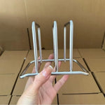 porte plaques acier inoxydable argenté moderne stable cuisine lisse brillant sans bpa résistant rouille