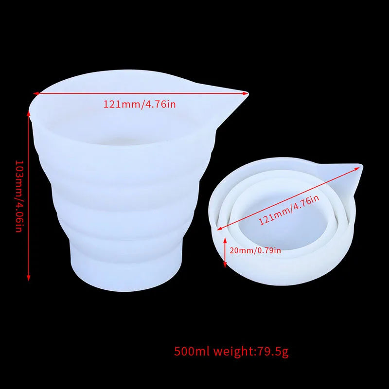 moule silicone géométrique moderne vase blanc minimaliste 100ml 250ml 500ml 50ml