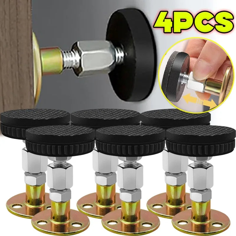 fixateur lit réglable anti secouement support métallique adhésif pads antidérapants vis entretoise filetée moderne