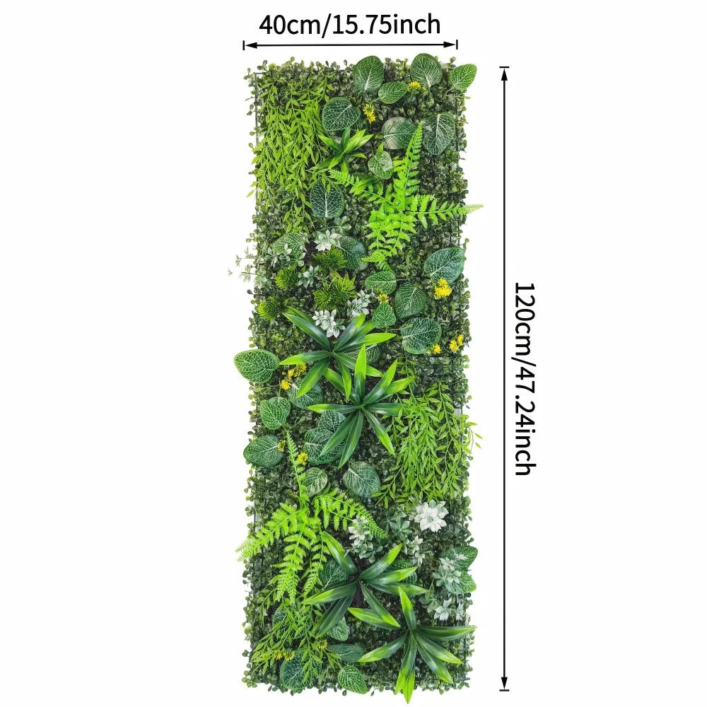 décoration murale plante artificielle verte feuilles naturelle intérieur herbe végétale haute qualité suspension jardin