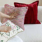 housse coussin boho chic motif floral géométrique coton polyester 45x45cm 30x50cm decoration canapé voiture