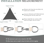 Câble anti-vent inclus pour fixation sécurisée