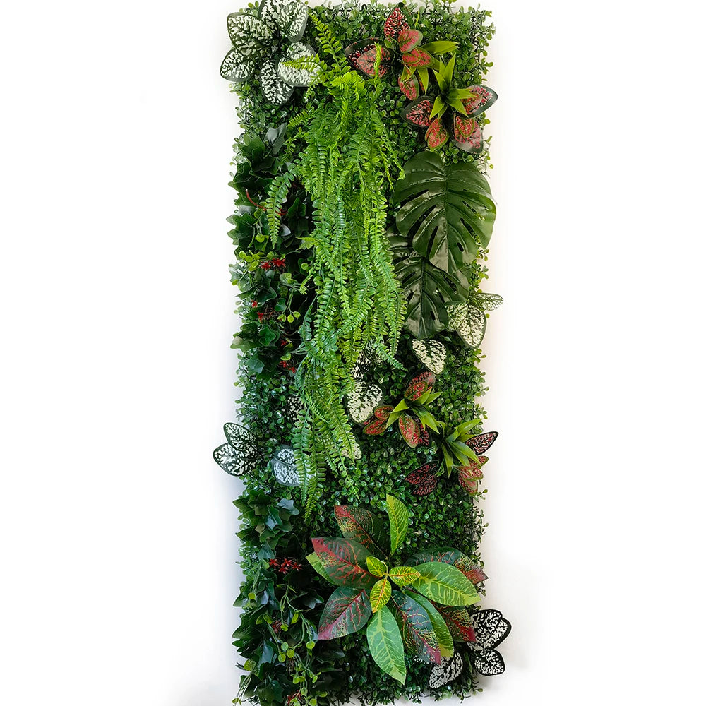 panneau mural pelouse artificielle plante décorative jardin intérieur extérieur décoration murale fleurs vertes artificielles