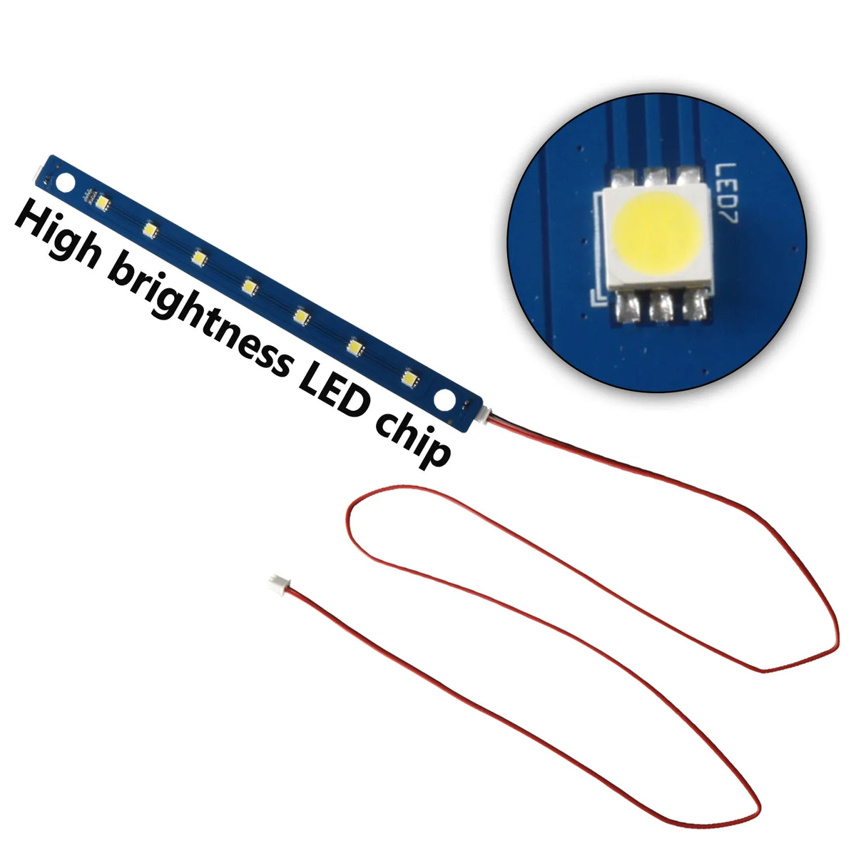 ruban led bleu moderne kit 23mm 71.5mm câble alimentation non visible opacité