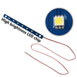 ruban led bleu moderne kit 23mm 71.5mm câble alimentation non visible opacité