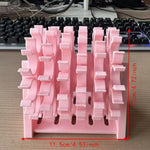 support bobines fil rose moderne réutilisable clips détachables pratique atelier couture