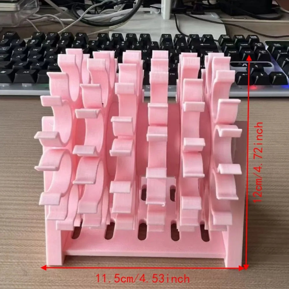 support bobines fil rose moderne réutilisable clips détachables pratique atelier couture