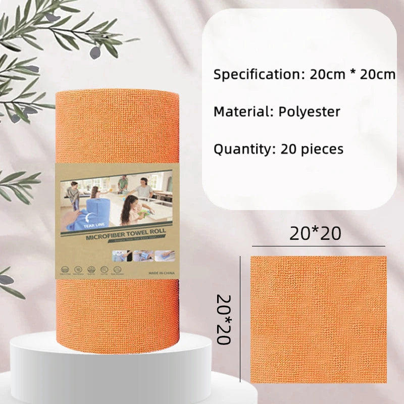 serviettes cuisine réutilisables microfibre rose bleu vert gris modernes tringle bois