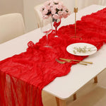serviette table moderne élégante rayures horizontales jaune bleu violet orange 90 180 cm