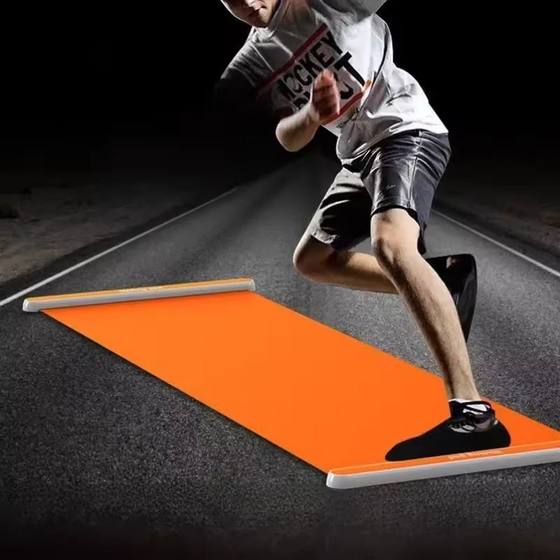 tapis sol orange noir moderne 180cm 200cm pvc épais 1,5mm adhésif fitness yoga pilates