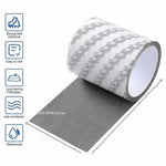 ruban adhésif maille fine réparation moustiquaire fenêtre porte anti insecte autocollant blanc