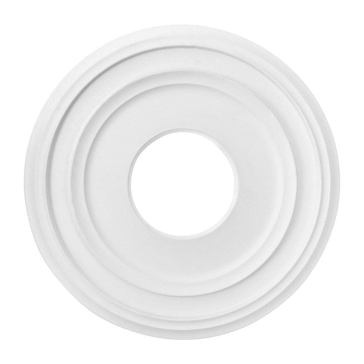 anneau blanc classique diamètre 31cm opacité concentrique lisse fixations invisibles abs ccc