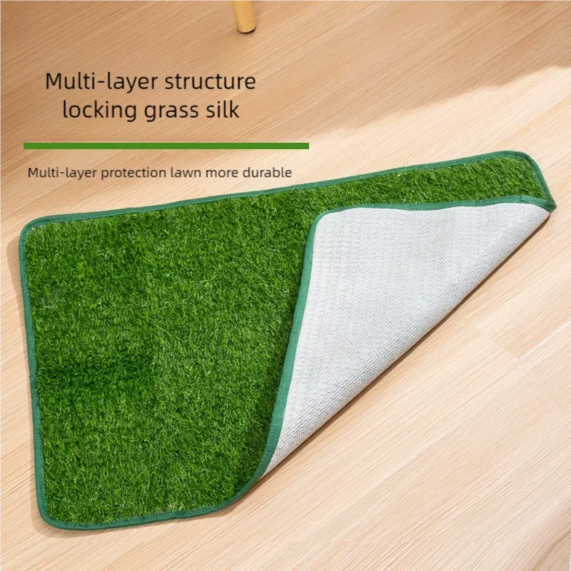 tapis herbe artificielle vert moderne chiens réutilisable lavable sans odeurs drainage intérieur