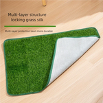 tapis herbe artificielle vert moderne chiens réutilisable lavable sans odeurs drainage intérieur