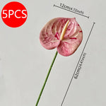 fleurs artificielles rouge rose blanc modernes décoration mariage anniversaire intérieur minimaliste