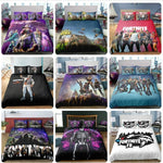Housse de couette Fortnite microfibre super douce violette