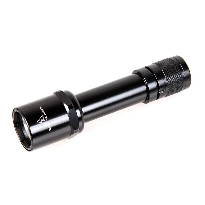 lampe torche noire moderne lisse sans fixation rechargeable flashlight đèn pinched off at 14