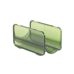 rangement accessoires coiffure transparent clips fixation moderne étui capillaire salon bain
