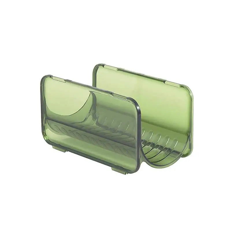 rangement accessoires coiffure transparent clips fixation moderne étui capillaire salon bain