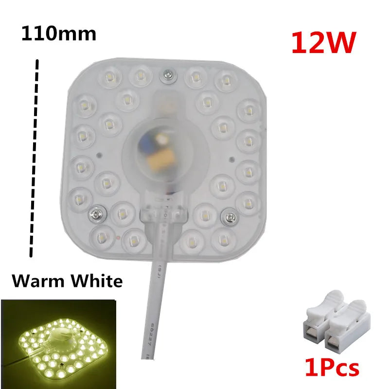 Module LED blanc 12W 18W 24W 36W naturel chaleureux moderne câble