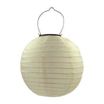 lanterne solaire led ip55 20cm papier plissé opaque traditionnelle anniversaire mariage noël fêtes extérieures