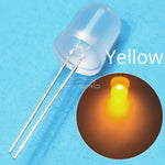 Diodes LED ultra lumineuses 10mm blanc rouge vert bleu jaune 250PCS 50PCS eclairage bricolage
