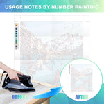 peinture numeros portrait coeurs multicolore moderne toile acrylique facile decoration hobby