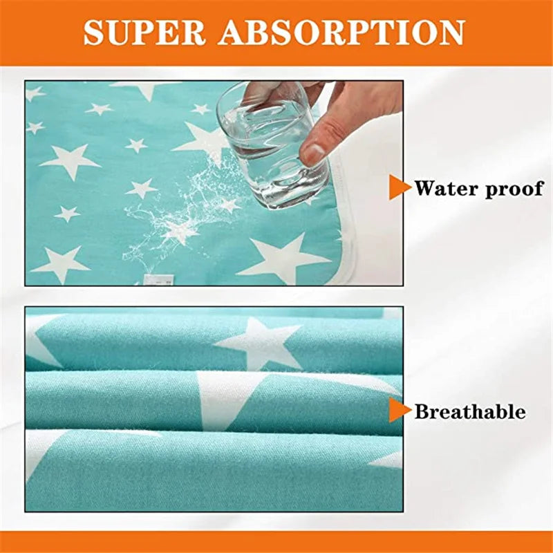 tapis imperméable absorbant chien chiots couches reutilisables grandes étoiles decorationextérieurintérieur