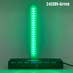 lampe led flexible 24leds couleurs variées adaptateur usb moderne compact clips inclusion câble boîtier