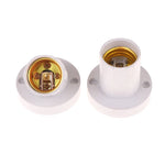 supports lampe blancs moderne rotation 45 degrés vis fixations abs matériaux