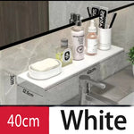 étagères murales modernes métal blanc noir gris salle bain cosmétiques serviettes